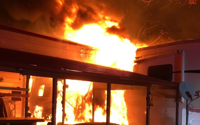Fire at Lake area resort destroys rental unit and RV’s