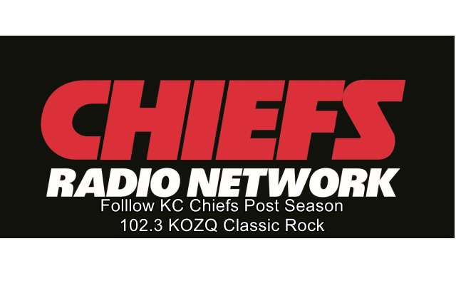 Follow the Chiefs 102.3 Classic Rock KOZQ
