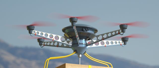 Drone Drops Contraband in Prison Yard