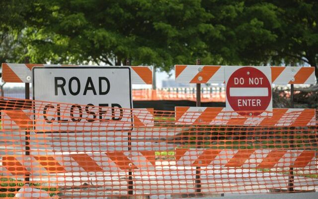 Goldenwood Road Closed Today