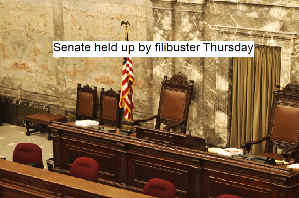 Senate Work Held Up By Filibuster