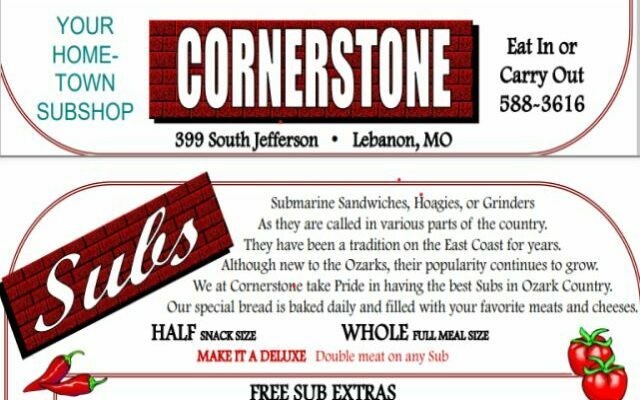 Cornerstone Pizza and Subs shares recipes with new owner