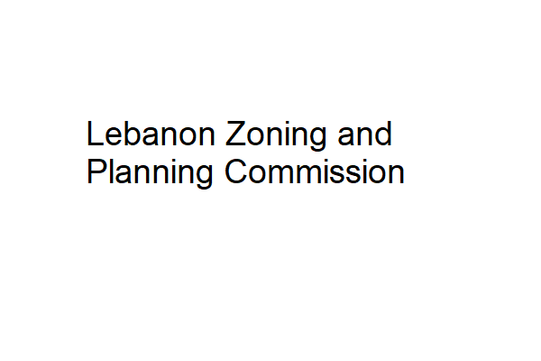 Lebanon Zoning and Planning Thursday June 8