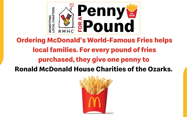 McDonalds Penny for a Pound Through July 13th