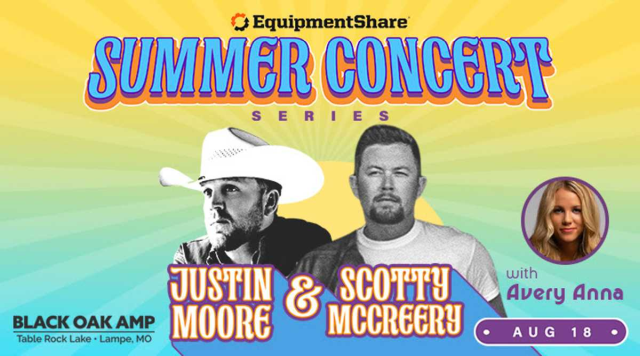 Win 1 of 10 pairs of tickets to see Justin Moore and Scotty McCreery