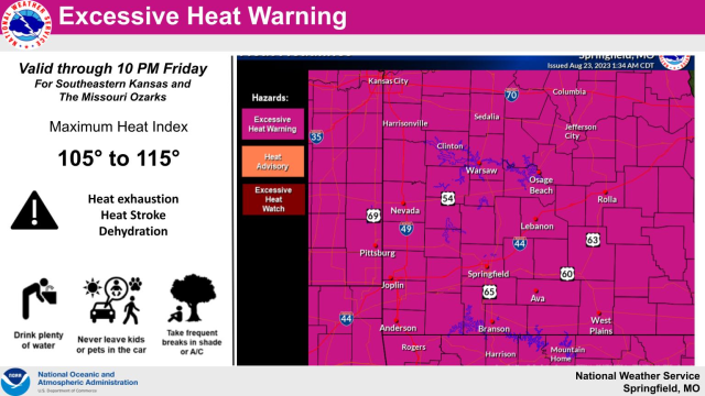 Heat Warning Extended