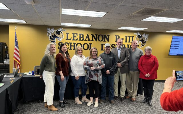 Difference maker was awarded at the Lebanon R-3 School Board Meeting