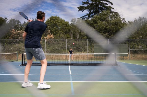 Outdoor Pickleball Courts Nearing Finish